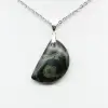 Pendentif de jaspe kambamba de forme de lune - 1