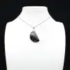 Pendentif de jaspe kambamba de forme de lune - 2