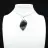 Pendentif de jaspe kambamba en forme de flamme