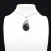 Pendentif de jaspe kambamba en forme de goutte - 2