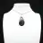 Pendentif de jaspe kambamba en forme de goutte