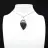 Pendentif de jaspe kambamba en forme de flamme
