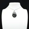 Pendentif de jaspe kambamba en forme de goutte - 0