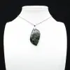Pendentif de jaspe kambamba en forme de flamme - 2