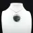 Pendentif rond en labradorite