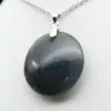 Pendentif rond en labradorite - 1