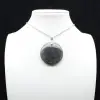 Pendentif rond en labradorite - 6