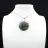 Pendentif rond en labradorite