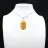 Pendentif en pierre de cornaline