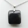 Pendentif carré labradorite - 1