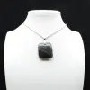 Pendentif carré en labradorite - 0