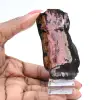 Pierre de Rhodonite naturelle minéral brut et unique - 0