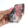 Tranche en pierre de Rhodonite authentique - 0