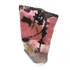 Rhodonite tranche polie de qualité pour décoration - 1