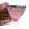 Rhodonite tranche polie de qualité pour décoration - 0