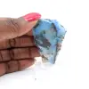 Pierre d’Azurite Malachite en tranche pour collection et création - 4