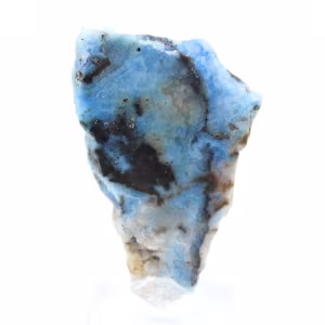 Pierre d’Azurite Malachite en tranche pour collection et création