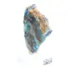 Tranche polie d’Azurite Malachite minéral brut de qualité - 1