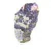 Tranche en pierre de Fluorite Pyrite polie - 2