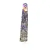 Tranche en pierre de Fluorite Pyrite polie - 3
