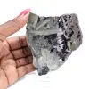 Tranche en pierre de Fluorite Pyrite polie - 0