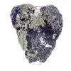 Tranche Fluorite Pyrite naturelle idéale pour collection - 1