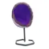 Agate teintée de violet - 0