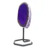 Agate teintée de violet - 1