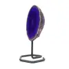 Agate teintée de violet - 2