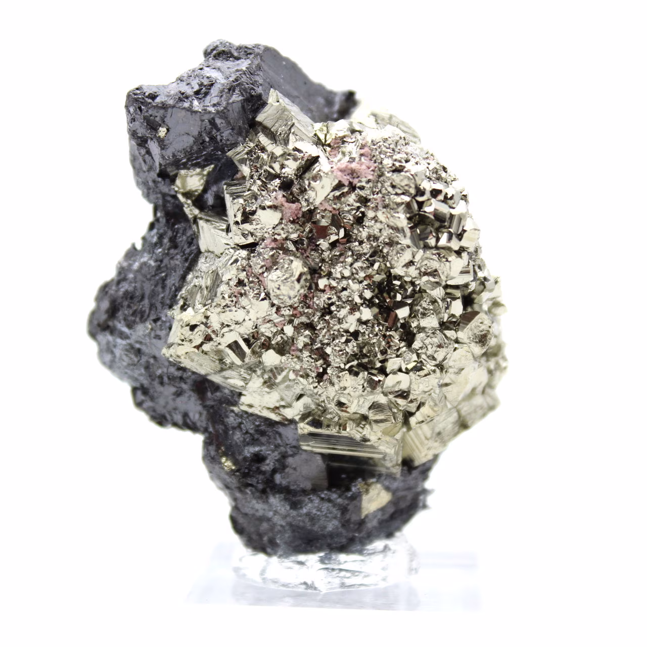 Spécimen Minéral Pyrite et Sphalérite
