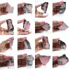 Rhodonite tranche polie de qualité pour décoration - 0
