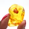 Petit Galet Ambre jaune – Objet de Collection fossile - 1