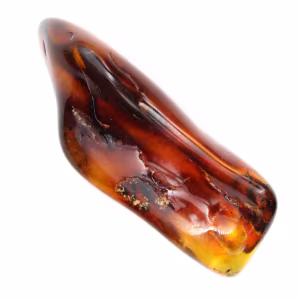 Galet d'Ambre Poli de Lituanie - Objet de Décoration Minérale