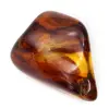Galet d'Ambre Poli Naturel - Spécimen de Fossile de Lituanie - 0