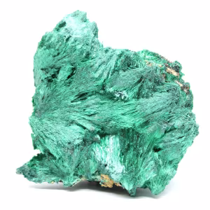 Pierre Brute de Malachite Fibreuse