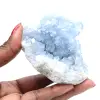 Géode de célestite bleue Madagascar authentique - 4