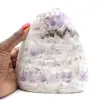 Améthyste polie, ornement pierre de collection, grand format, Madagascar - 1