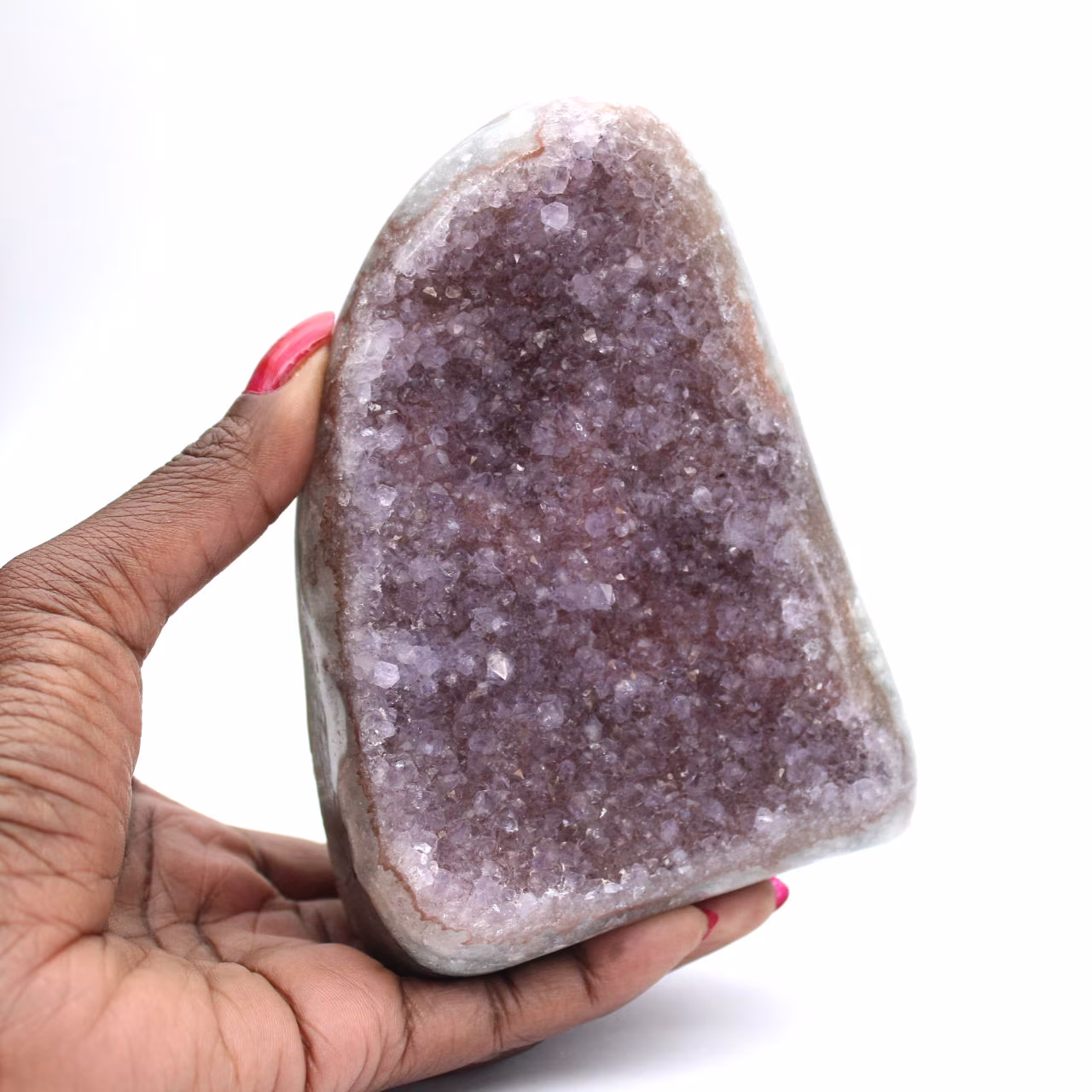 Améthyste Druse de Quartz Brésilien – Pierre d'Harmonie