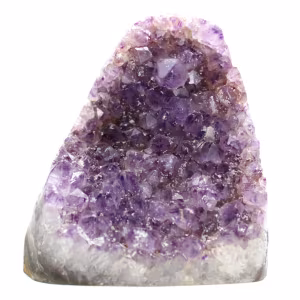 Géode améthyste, cristal violet