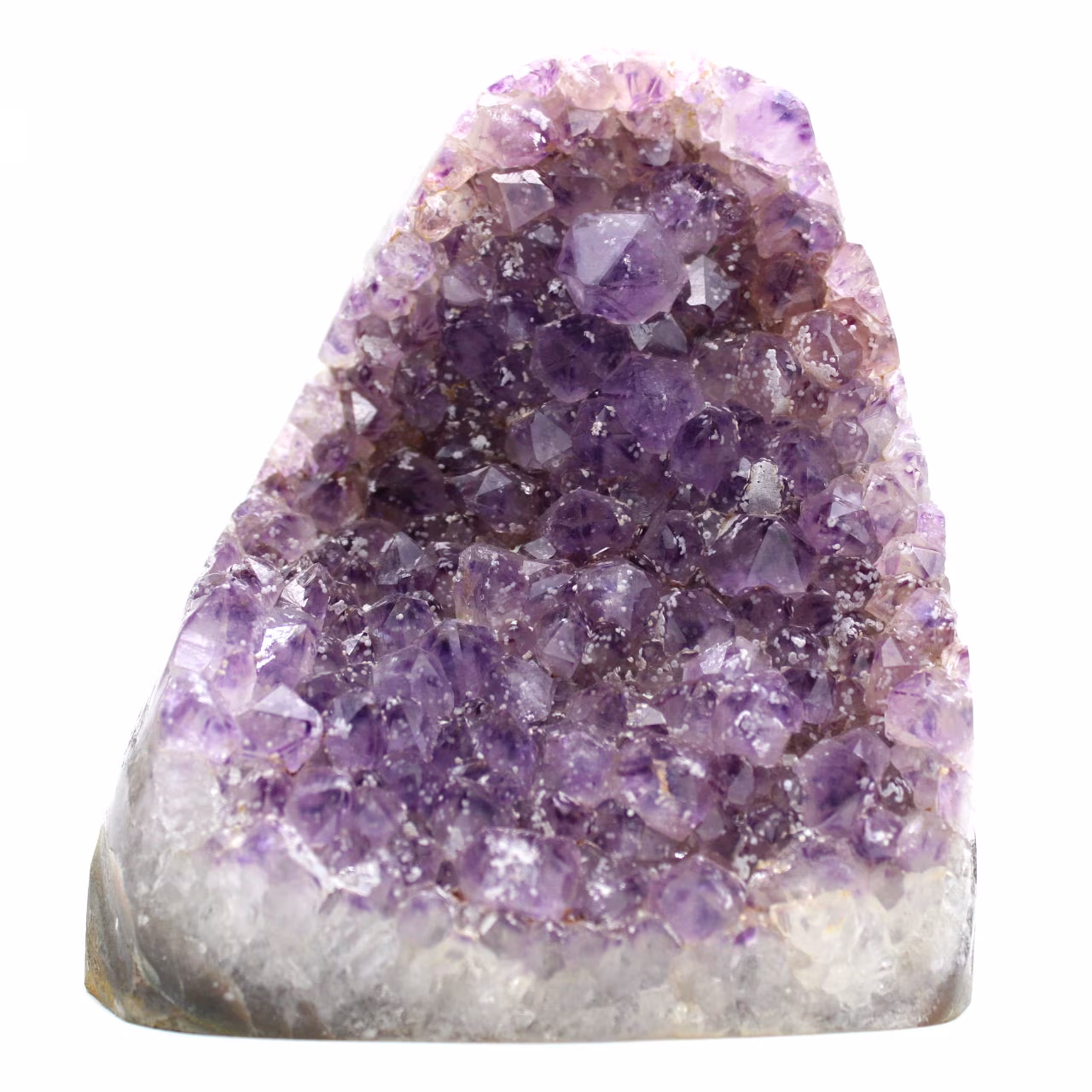 Géode améthyste, cristal violet