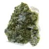 Cristaux d’épidote verte du Maroc sur roche hôte - 2