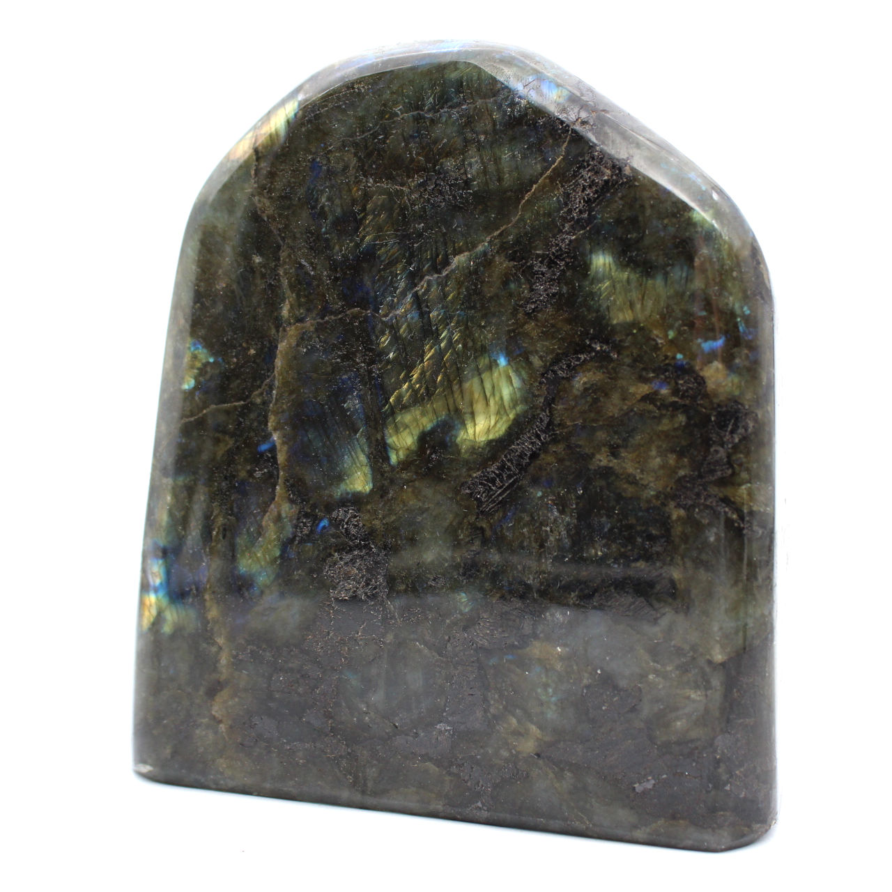 Labradorite Polie Madagascar, Spécimen Décoratif