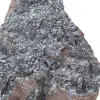 Pyrolusite, Roche Brute Cristallisation Fine Maroc - 2