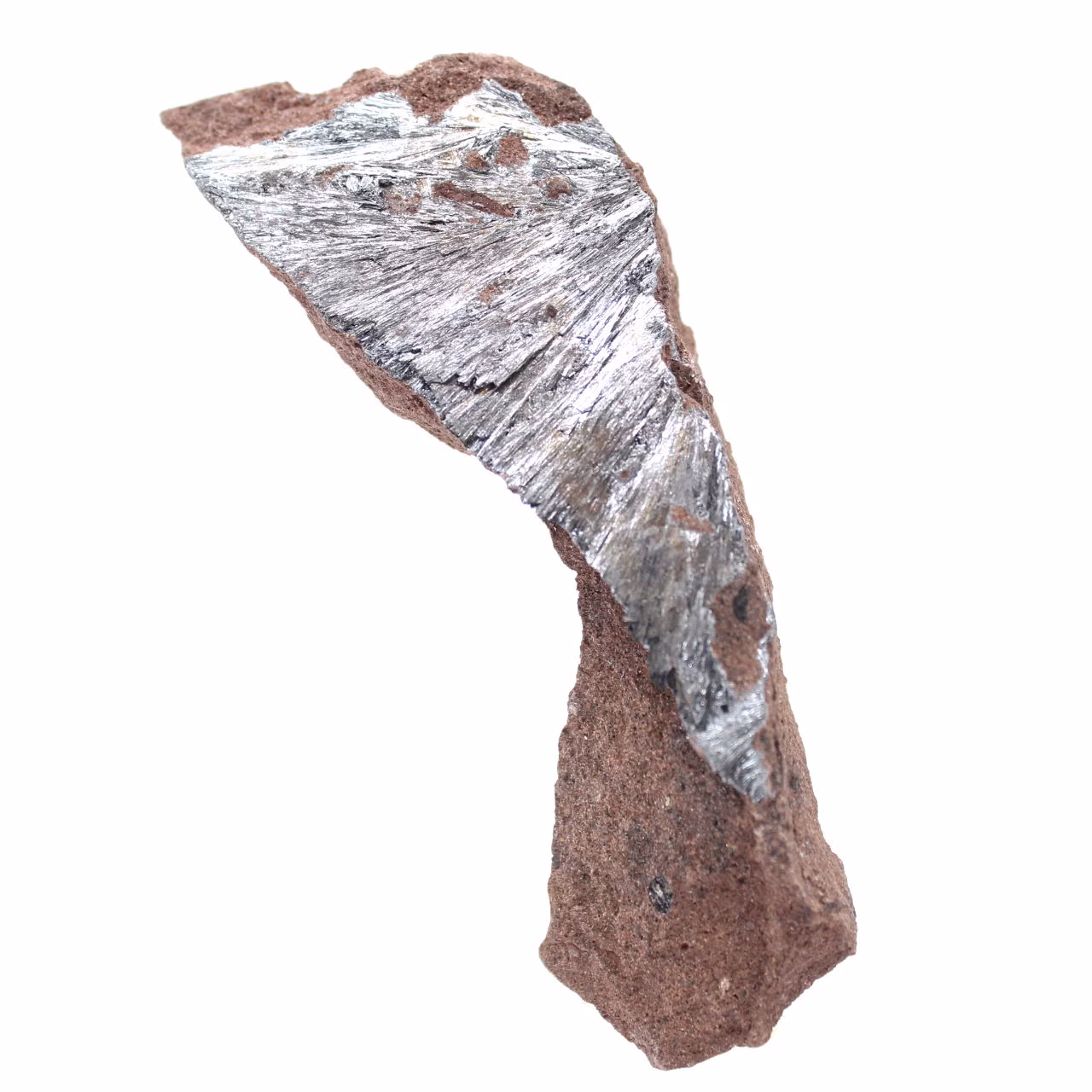Pyrolusite, Spécimen Mince en Cristaux du Maroc