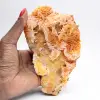 Spécimen de barytine orange marocaine en cristaux naturels - 4