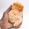 Barytine orange marocaine à cristaux structurés - 4