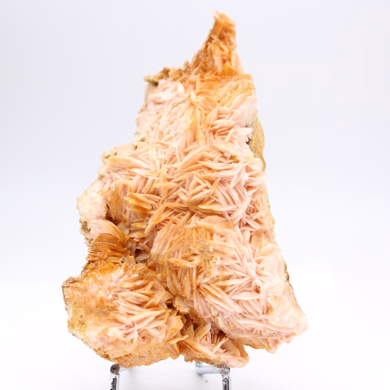Barytine orange du Maroc, spécimen cristallisé