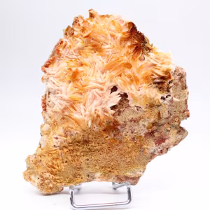 Cristaux de barytine orange du Maroc pour amateurs