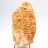 Cristaux naturels de barytine orange marocaine