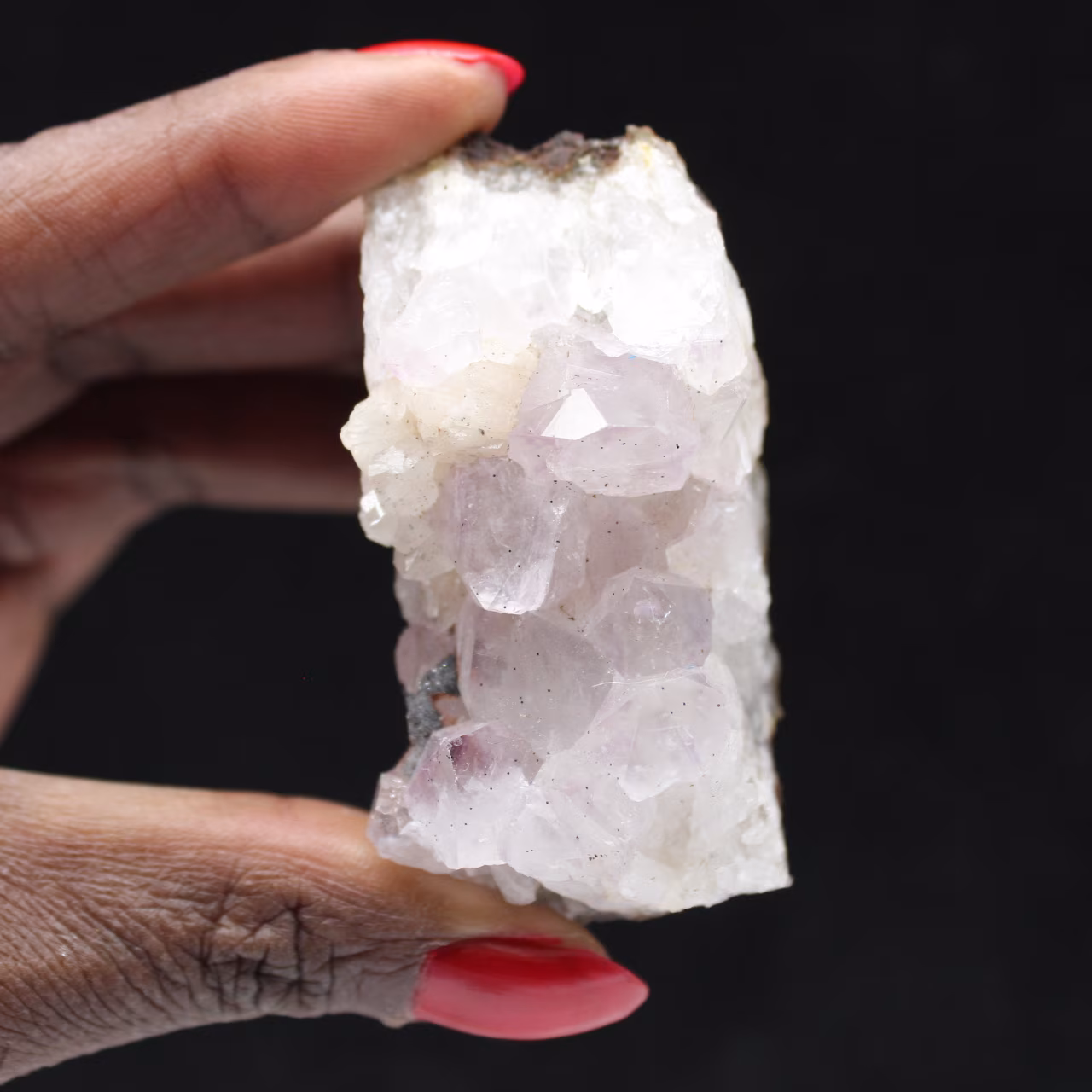 Mini Spécimen Quartz Goethite, Décoration Maroc 110g
